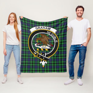 Manta Polar Clan Graham de Montrose Modern Tartán Plaid