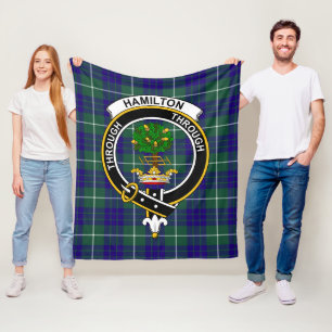 Manta Polar Clan Hamilton Hunting Modern Tartan Plaid