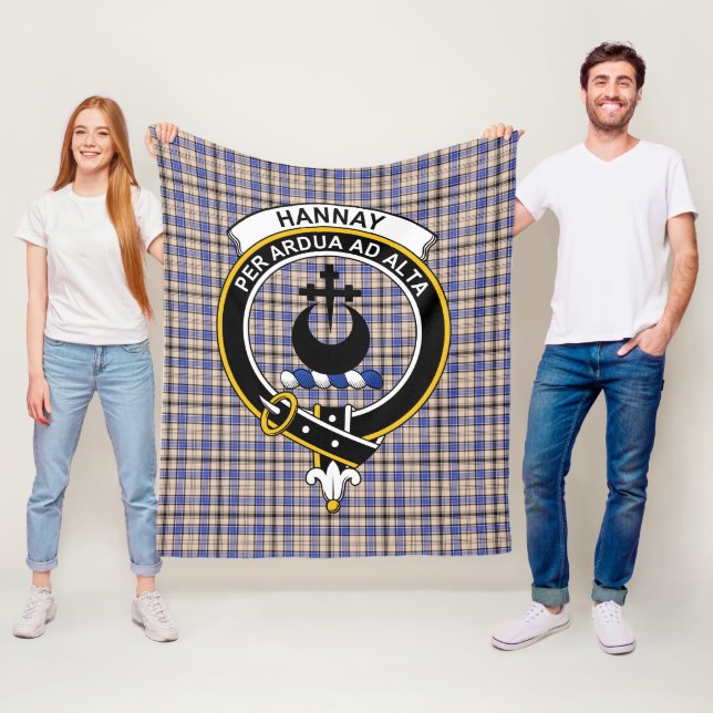 Manta Polar Clan Hannay Tartan Plaid (In situ)