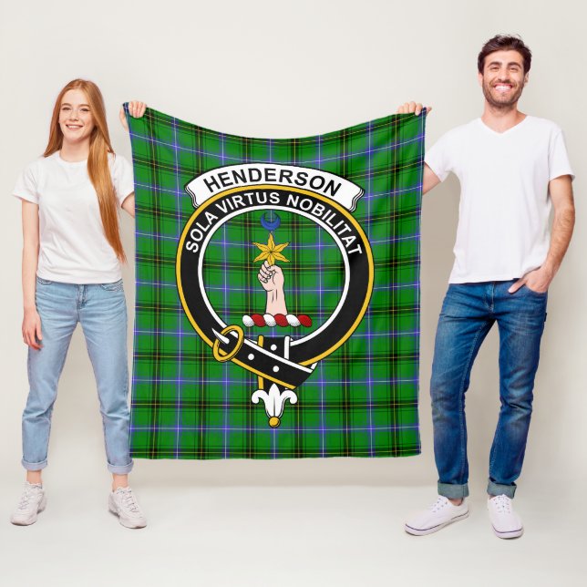 Manta Polar Clan Henderson Tartan Plaid (In situ)