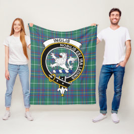 Manta Polar Clan Inglis Tartan Plaid