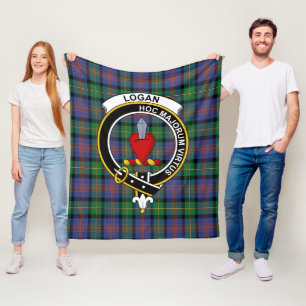 Manta Polar Clan Logan Ancient Tartan Plaid