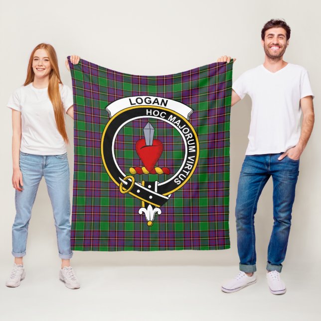 Manta Polar Clan Logan Tartan Plaid (In situ)