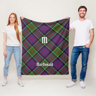 Manta Polar Clan MacDonald de Clanranald Tartan Fleece Blanket