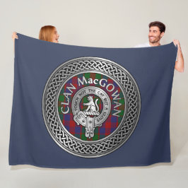 Manta Polar Clan MacGowan Escudo & Tartan Knot