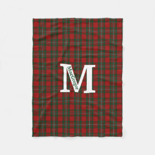 Manta Polar Clan MacGregor Tartan Plaid Personalizado