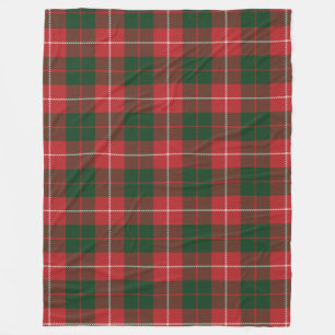 Manta Polar Clan MacKinnon Plaid Tartan Red Green Check