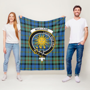 Manta Polar Clan MacLeod Lewis De Harris Ancient Tartan Plaid