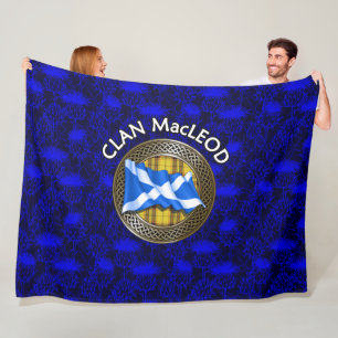 Manta Polar Clan MacLeod Tartan Knot & Flag