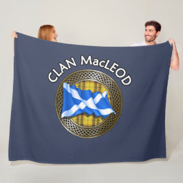 Manta Polar Clan MacLeod Tartan Knot & Flag