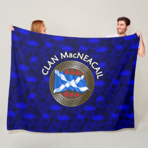 Manta Polar Clan MacNeacail Tartan Knot & Flag