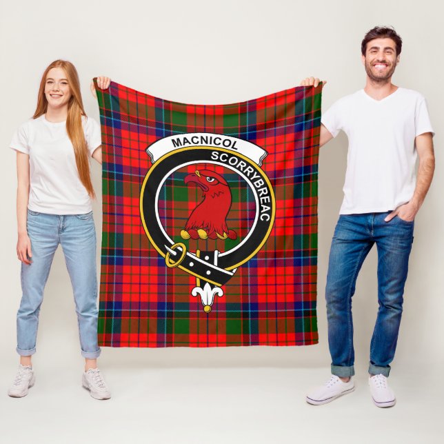 Manta Polar Clan MacNicol Tartan Plaid (In situ)