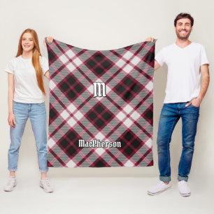 Manta Polar Clan MacPherson Hunting Tartan Fleece Blanket
