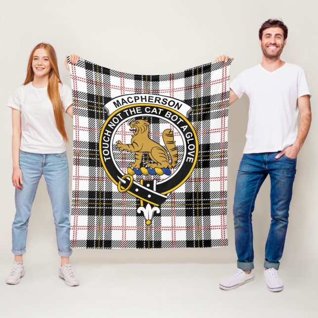 Manta Polar Clan MacPherson Tartan Plaid (In situ)