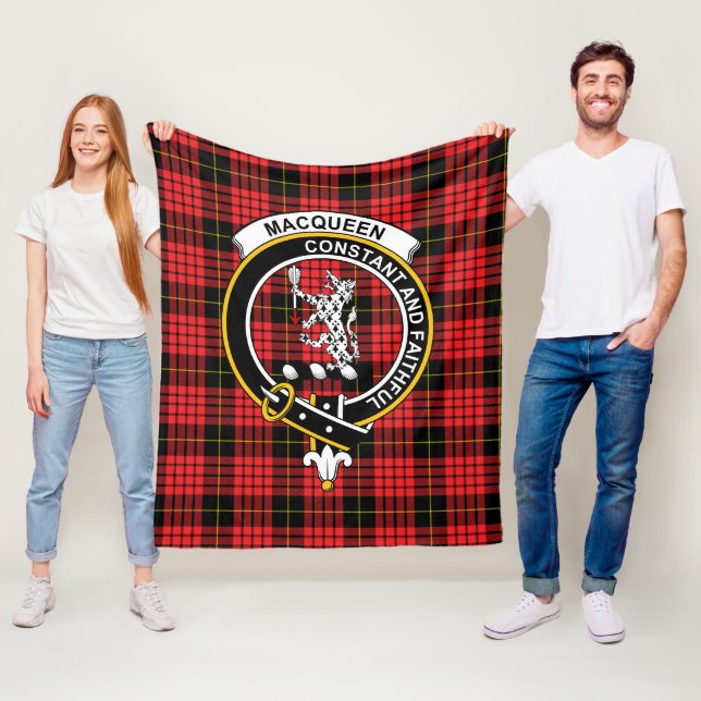 Manta Polar Clan MacQueen Tartan Plaid (In situ)