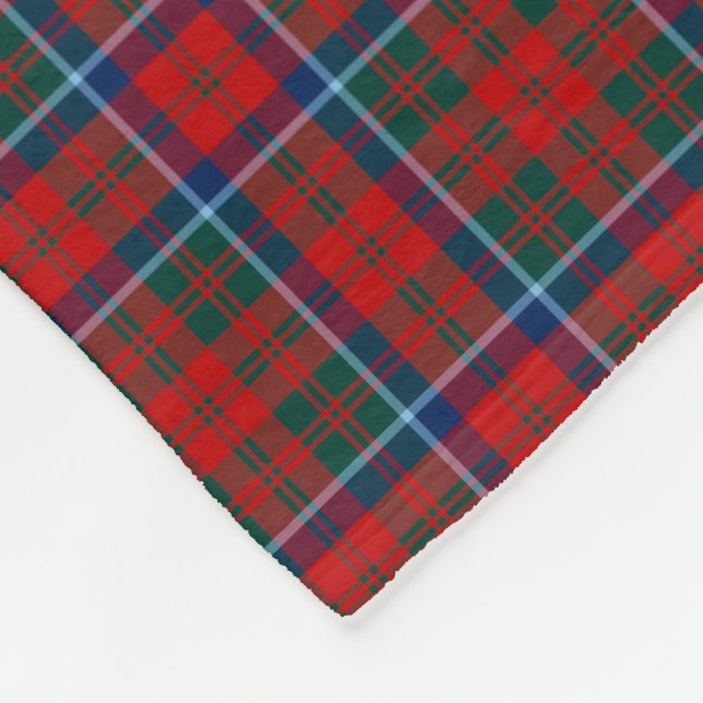 Manta Polar Clan Matheson Tartan Escocia Patrón de plástico (Esquina)