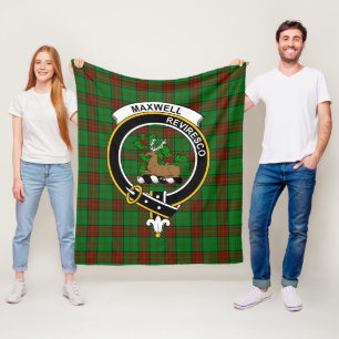 Manta Polar Clan Maxwell Hunting Tartan Plaid