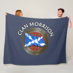Manta Polar Clan Morrison Tartan Knot & Flag