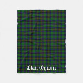 Manta Polar Clan Ogilvie Tartan Plaid