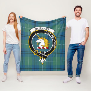 Manta Polar Clan Oliphant Ancient Tartan Plaid
