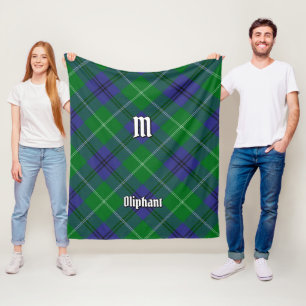 Manta Polar Clan Oliphant Tartan Fleece Blanket