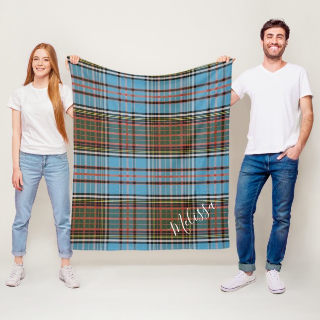 Manta Polar Clan Personalizado Anderson Plaid Tartan (In situ)