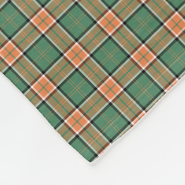 Manta Polar Clan Pollock Tartan (Esquina)