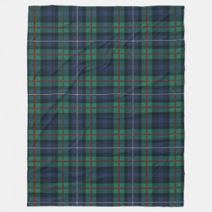 Manta Polar Clan Robertson Plaid Purple Green Tartan Check