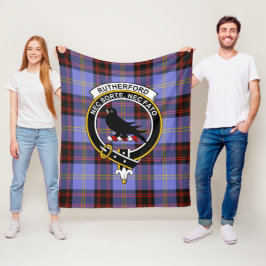 Manta Polar Clan Rutherford Tartan Plaid