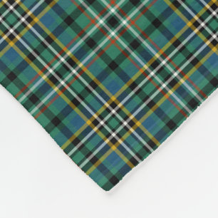 Manta Polar Clan Scott Ancient Tartan Green Scottish Plaid