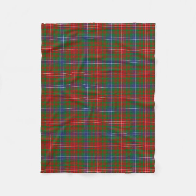 Manta Polar Clan Wilson Tartan Plaid (Anverso)