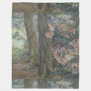 Manta Polar Clara Voortman Rhododendron Bush en un jardín