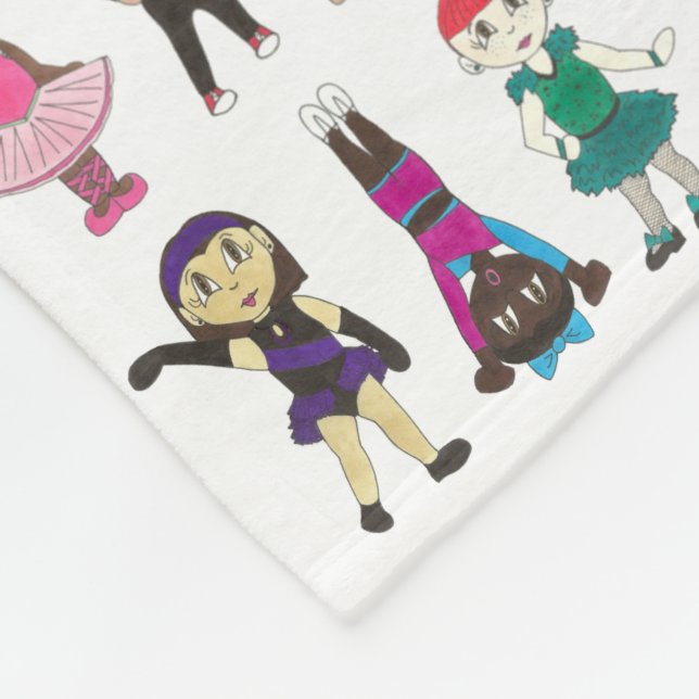 Manta Polar Clase de baile Ballet Tap Jazz Hip Hop Acro lírico (Esquina)