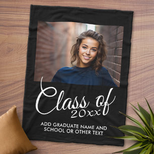 Manta Polar Clase de con año personalizado y escuela secundari