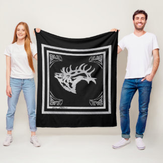 Manta Polar Clásico Majestic Bull Elk