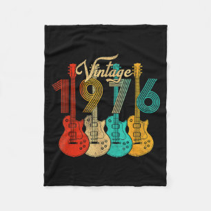 Manta Polar Clásico Nacido En 1976 50 Cumpleaños 50 Años Guit