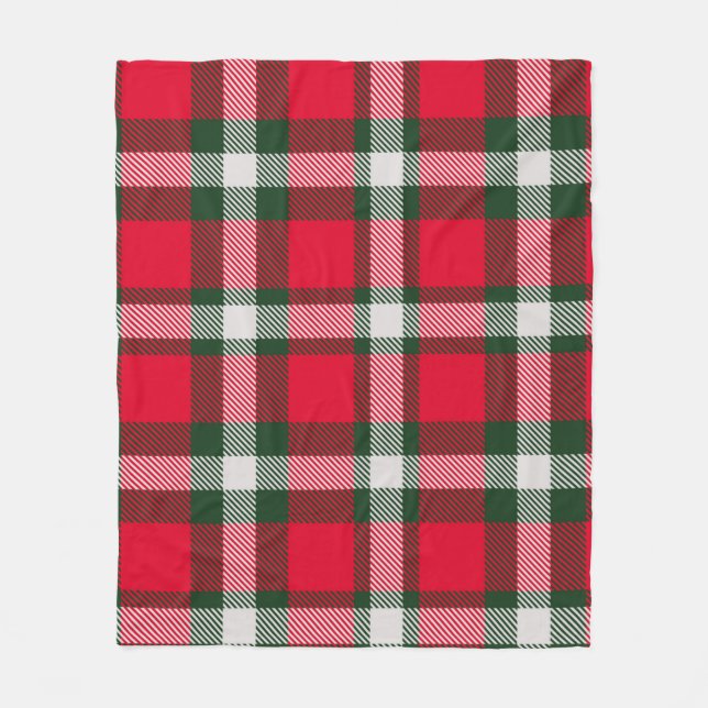 Manta Polar Classic Checkered Tartan Seamless design Backgroun (Anverso)