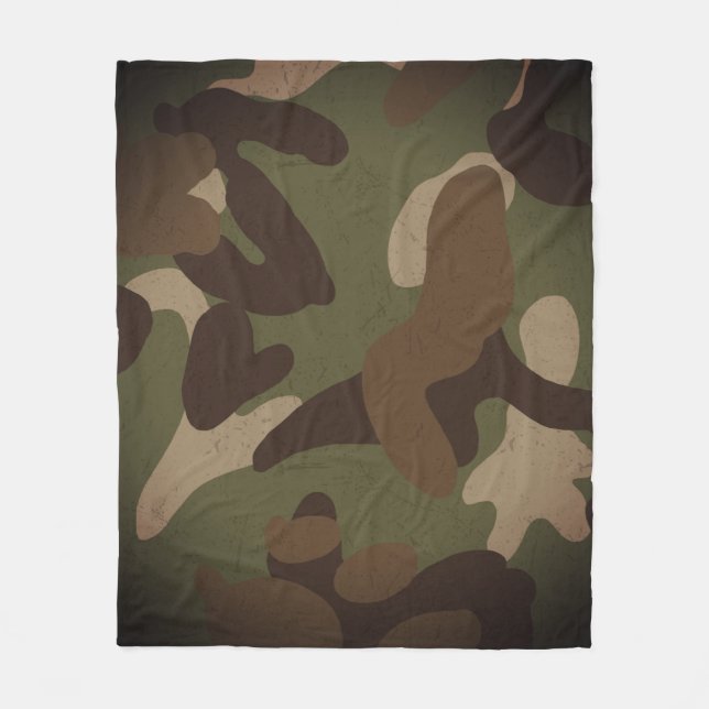 Manta Polar Classic Military Camouflage Pattern (Anverso)