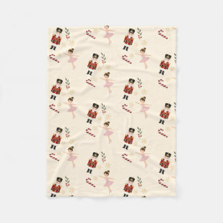 Manta Polar Classic Nutcracker Christmas Sherpa Blanket