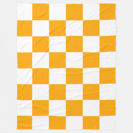 Manta Polar Classic White with Bright Orange Square Style