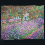 Manta Polar Claude Monet - El jardín del artista en Giverny<br><div class="desc">El jardín del artista en Giverny / Le Jardin de l'artiste a Giverny - Claude Monet,  1900</div>