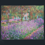 Manta Polar Claude Monet - El jardín del artista en Giverny<br><div class="desc">El jardín del artista en Giverny / Le Jardin de l'artiste a Giverny - Claude Monet,  1900</div>