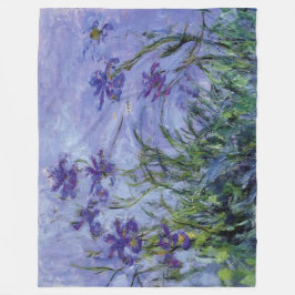 Manta Polar Claude Monet Lilac Irises