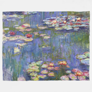 Manta Polar Claude Monet - Lilies de agua / Nympheas