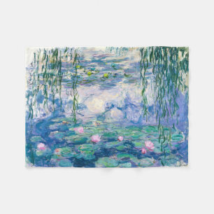 Manta Polar CLAUDE MONET - lirios de agua