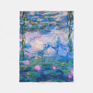 Manta Polar Claude Monet - lirios de agua 1919