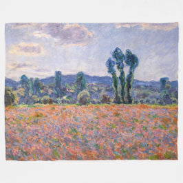 Manta Polar Claude Monet - Poppy Field 1890 (Giverny)