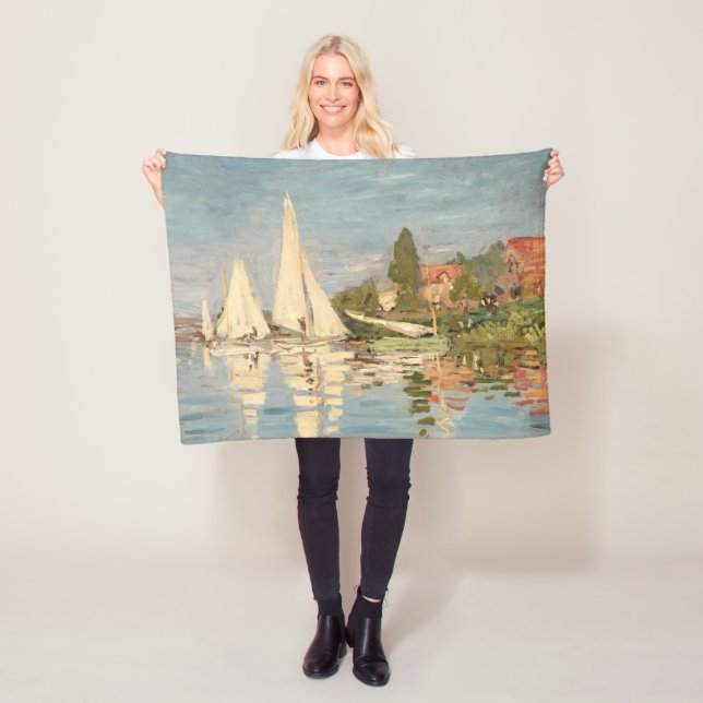 Manta Polar Claude Monet | Regatta at Argenteuil, c.1872 (In situ)