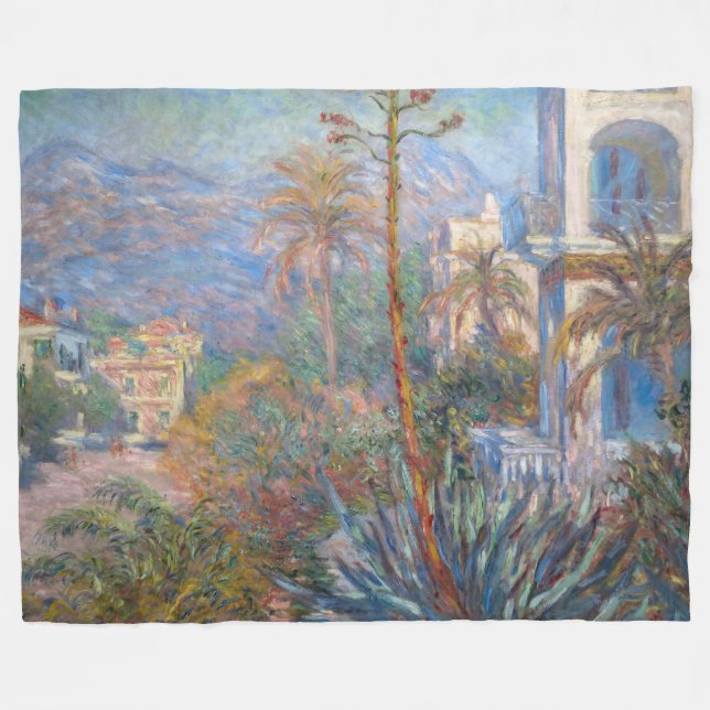 Manta Polar Claude Monet - Villas de Bordighera (Frente (Horizontal))