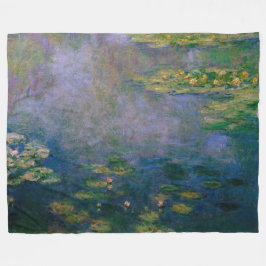 Manta Polar Claude Monet - Water Lilies